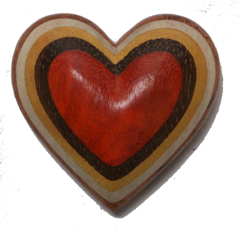 The little Dolfi wood heart