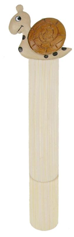 Wooden Bookmark with Snail