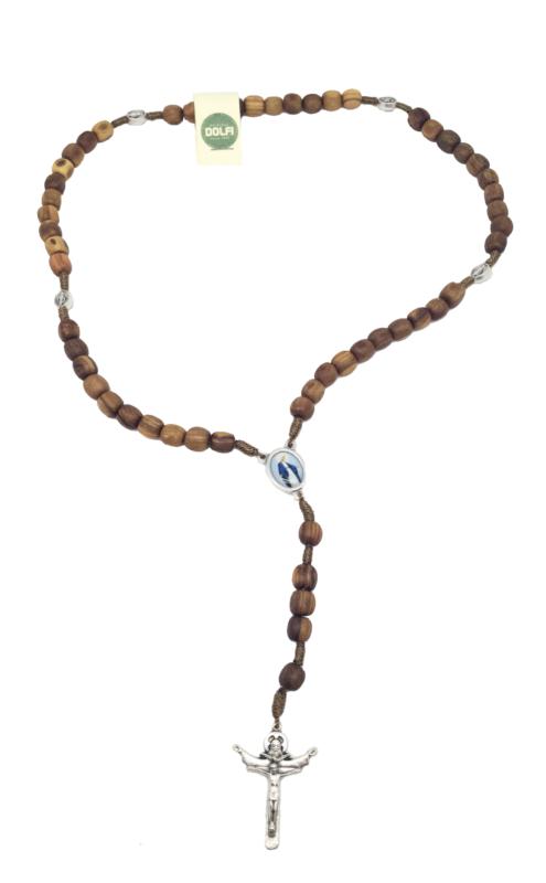 Rosario de madera de olivo