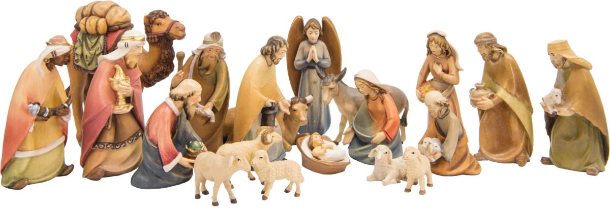 Nativity Set 20 Pcs without Stable - color