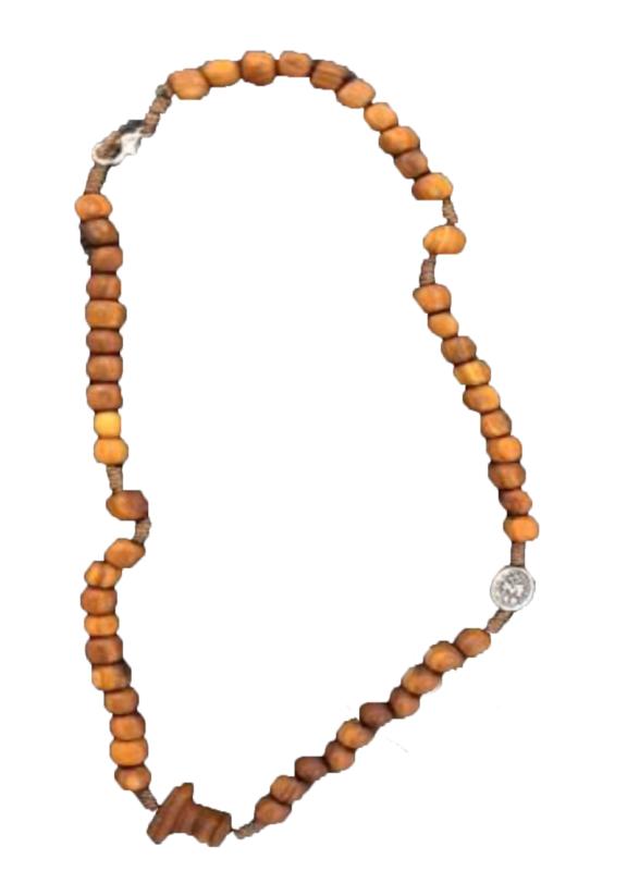 Rosario de madera de olivo