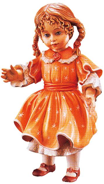Freestanding Doll Verena in wood