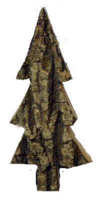 Deko Baum aus Fichtenholz