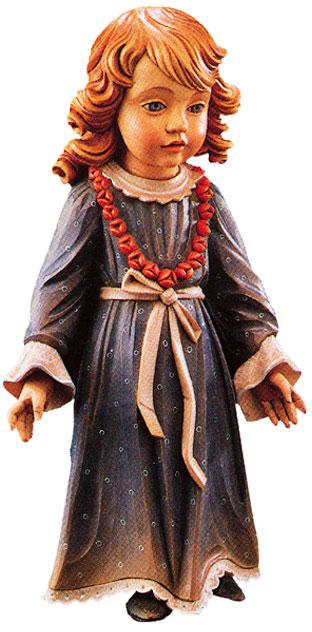 Freestanding Doll Barbara in wood