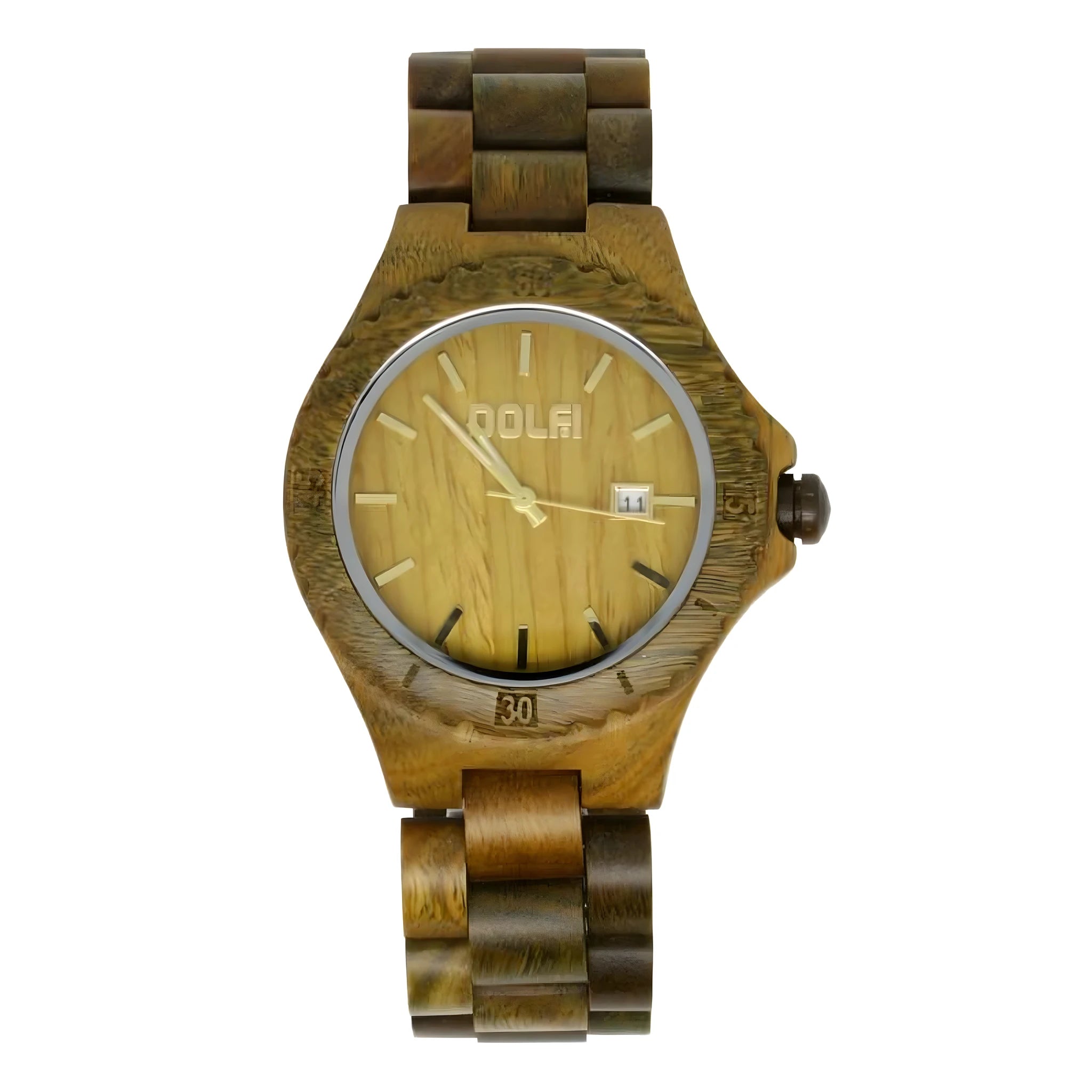 LeeEv Orologio da polso in legno, Orologio da uomo in legno da uomo, realizzato a mano in legno di sandalo zebrato, orologi da uomo in legno vintage, regali da uomo : LeeEv