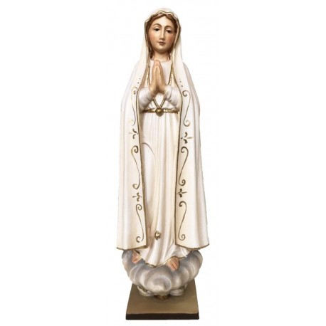 Our Lady of Fatima wood carving