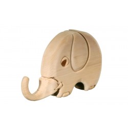 Elephant 3D Puzzle in wood