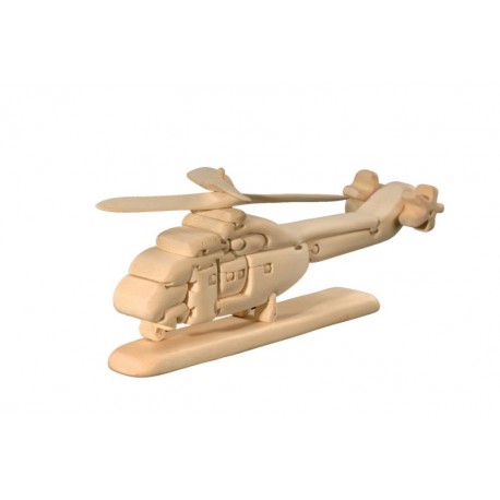 Hubschrauber - Holzpuzzle