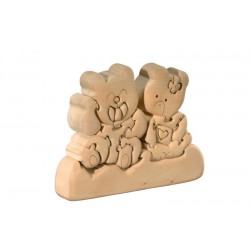 3D Puzzle in wood Teddy Bears