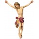 Gesù corpo di Cristo in legno - drappo rosso