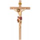 Crucifix Body of Christ on Straight Cross - Red cloth