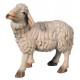 Stehendes Schaf aus Ahornholz - mit Ölfarben lasiert