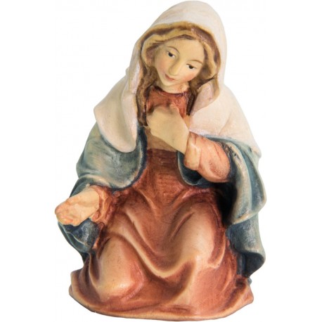 Maria aus Holz geschnitzt - lasiert