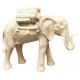 Elephant with saddle and gifts - natural