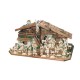 Nativity set with 26 Figures and Stable Complete Set - natural