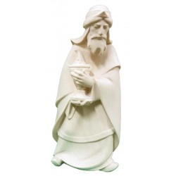 White King Melchior wood carved - natural