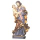 Saint Joseph with Child wood carved - color