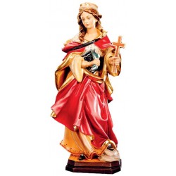Heilige Margareta in Holz geschnitzt - lasiert