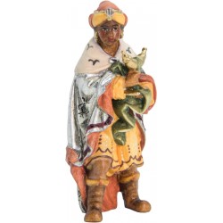 König Mohr Balthasar mit Myrrhe - mit Ölfarben lasiert