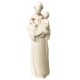 Saint Anthony Statue wood carved - natural