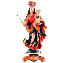 Our Lady of Bavaria in wood - color