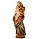 Madonna dell'incontro in legno - colorato a olio