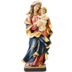 Madonna of the Heart wood carved - color