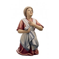 Bernadette aus Ahornholz geschnitzt und handbemalt - Dolfi Marienfigur - lasiert