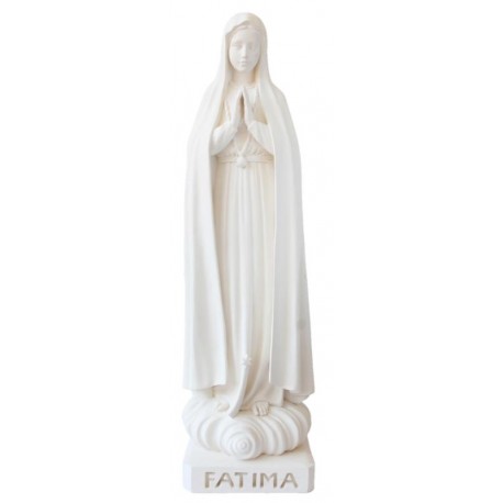 Madonna Our Lady of Fatima in Fiberglass - natural