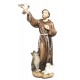 Heiliger Franziskus von Assisi aus Holz - lasiert
