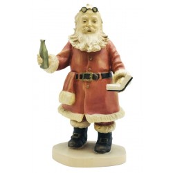 Figura de Papá Noel de madera, Soda Pope