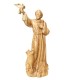 Heiliger Franziskus von Assisi aus Holz - Olive