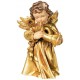 Engel mit Trompete holzgeschnitzt - Holz Blattgold vergoldet
