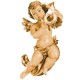 Flying Putti Angel with Mandolin Horn - stained 3 col.