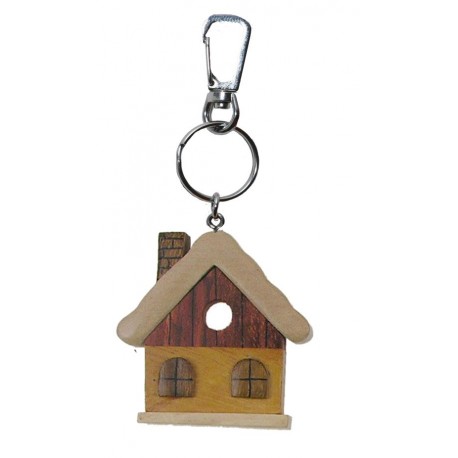 Holz Schlüsselanhänger Dein Haus