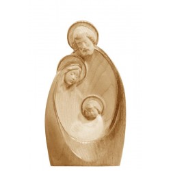 Sacra famiglia classica in legno - brunito 3 col.