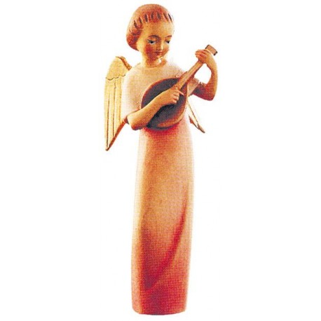 Moderner Engel mit Mandoline - lasiert