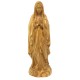 Madonnina di Lourdes in legno - ulivo