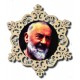 Hl. Padre Pio aus Holz Lasercut