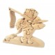 Panama Teaser 3D wooden Puzzle Bear with Tiger