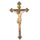 Christuskörper auf Kreuz barock - Weißes Tuch