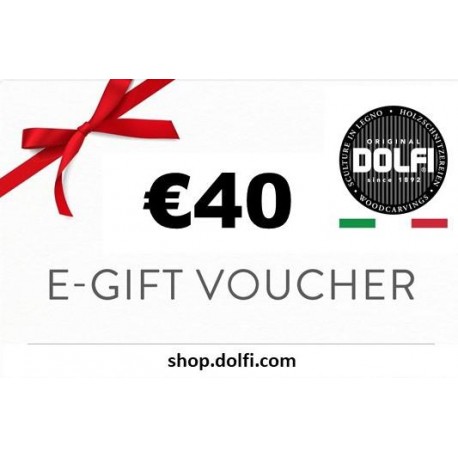 Buono 40€ certificato di regalo DOLFI