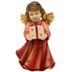 Wooden Angel with Christmas gift