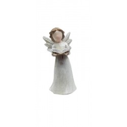 Guardian Angel with Book in wood paste