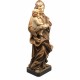 San Giuseppe col Bambino in legno - brunito 3 col.