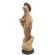 Our Lady of Medjugorje wood statue - brown shades
