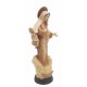 Statua Madonna di Medjugorje di legno - brunito 3 col.