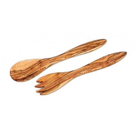 Big Cutlery in olive wood