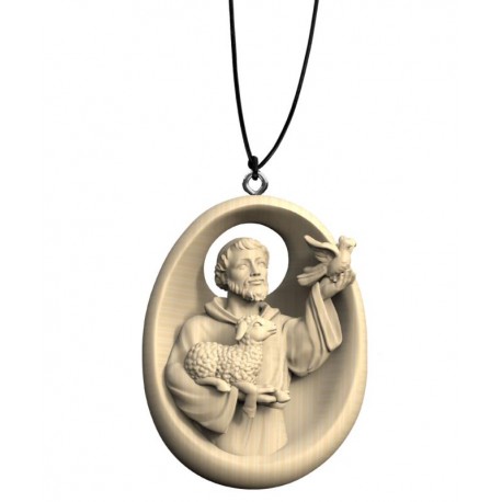 Necklace of St. Francis - olive
