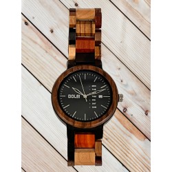 Men's wooden watch model Silvano